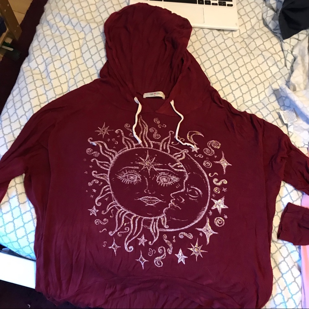Thin flowey hoodie